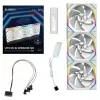 Lian Li UNI FAN SL Wireless 120 ARGB Reverse Blade Balta 3 vnt. pakuotė