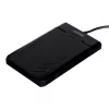 HDD/SSD dėžutė Unitek Y-3036, 2,5 colio SATA III, USB 3.2 Gen 1 (5 Gbit/s), UASP, integruotas USB-A laidas, juoda