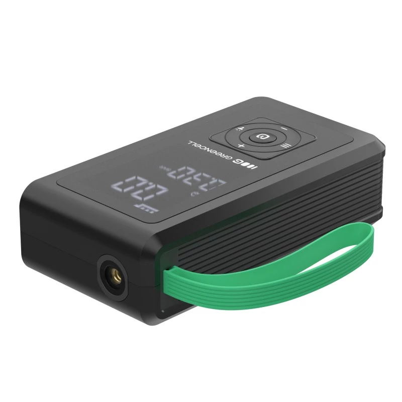 Išorinė baterija Green Cell CJSGC03 8000 mAh Li‑Ion, OLED ekranas, USB‑C ir USB‑A, 500 mA išvestis, įmontuotas žibintuvėlis