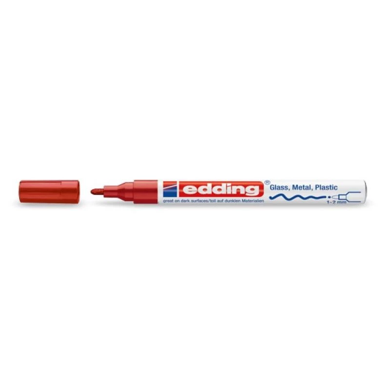 Marker Edding 751 raudonas