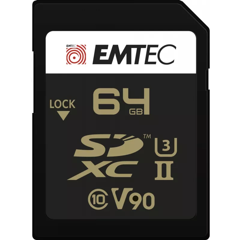Flash atmintis Emtec 64GB SDXC UHS-II SpeedIN Pro+