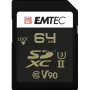 Flash atmintis Emtec 64GB SDXC UHS-II SpeedIN Pro+