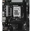 Motininė plokštė ASROCK H810M‑X micro ATX Intel H810 LGA 1851 DDR5 2× DIMM 128GB M.2 2.5GbE HDMI DisplayPort