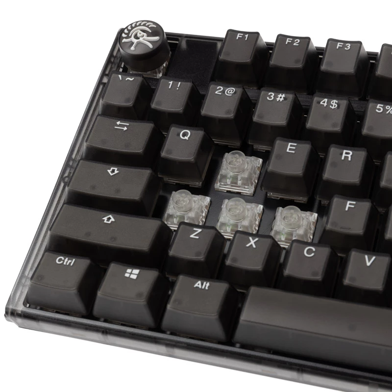 Ducky One 3 Aura TKL klaviatūra, skirta žaidimams, USB, QWERTY, US International, juoda