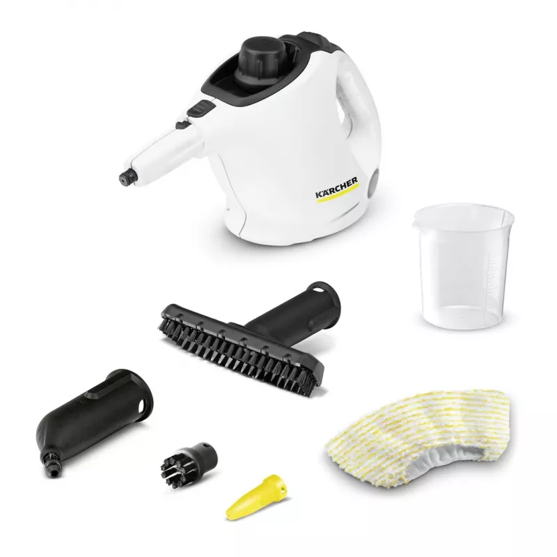 Kärcher SC 1 cilindrinis garų valytuvas 1200 W, juoda, balta