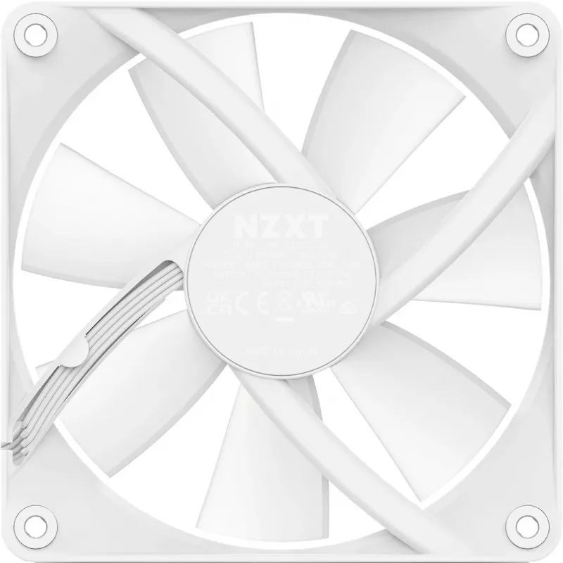 NZXT F120 RGB Core 120 mm ARGB korpuso ventiliatorius - baltas