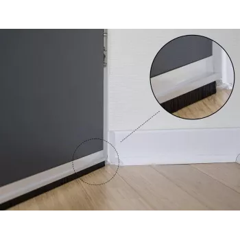 Šepetėlio juostelė DeLOCK 66652 40 mm su aliuminio profiliu kampuota