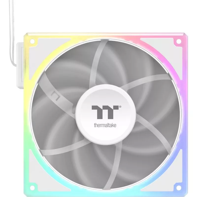 Aušinimo ventiliatorių rinkinys THERMALTAKE TOUGHFAN EX 140 ARGB Sync White — 140mm, 3 vnt. pakuotė