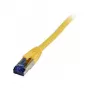 komutacinis kabelis RJ45 - CAT6A 500Mhz - 7,5 m - geltonas - S-STP(S/FTP) - TPE/LSZH(Superflex) - AWG26 - Syner