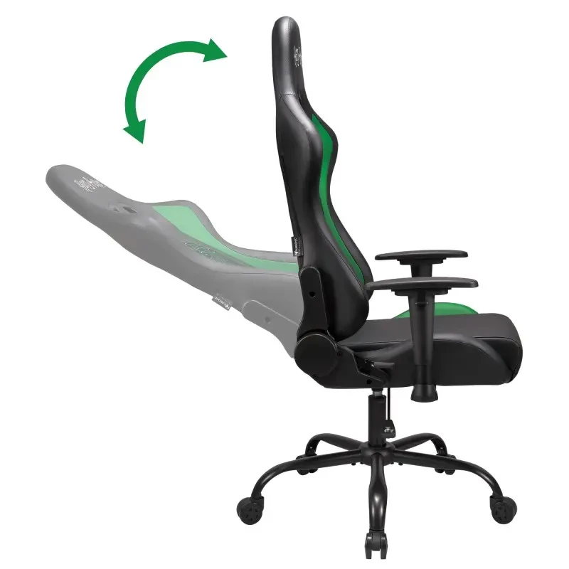Subsonic SA5609-H2 biuro kėdė paminkštinta sėdynė paminkštinta atlošas juoda raudona