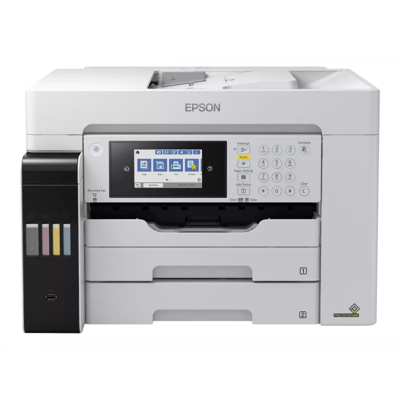 Daugiafunkcinis spausdintuvas Epson EcoTank L15180 — rašalinis, spalvotas, 4800x1200 dpi, A4, dvipusis, Wi‑Fi, Ethernet