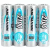 1x4 Ansmann maxE NiMH akumuliatoriaus pak. Mignon AA 2100 mAh 5035052