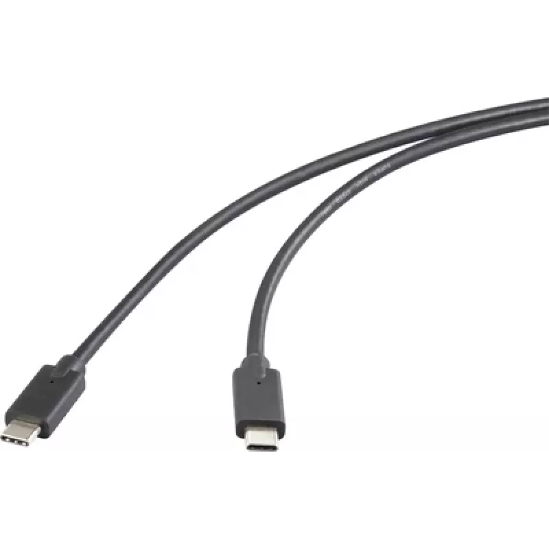 Renkforce USB-C -Displaykabel USB 3.2 Gen2x2 kištukas 50.00 cm juodas TPE apvalkalas (RF-5501100)