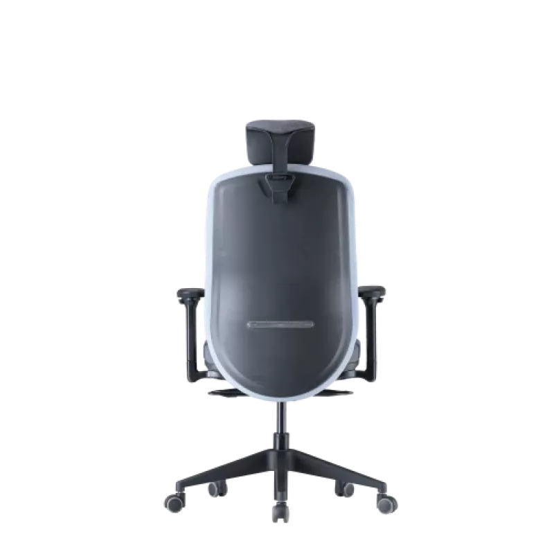 Up Up Athene ergonomic office chair Juoda, Pilka + Blue fabric