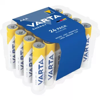 Vienkartinė baterija Varta Alkaline AAA 24 pakuotėje