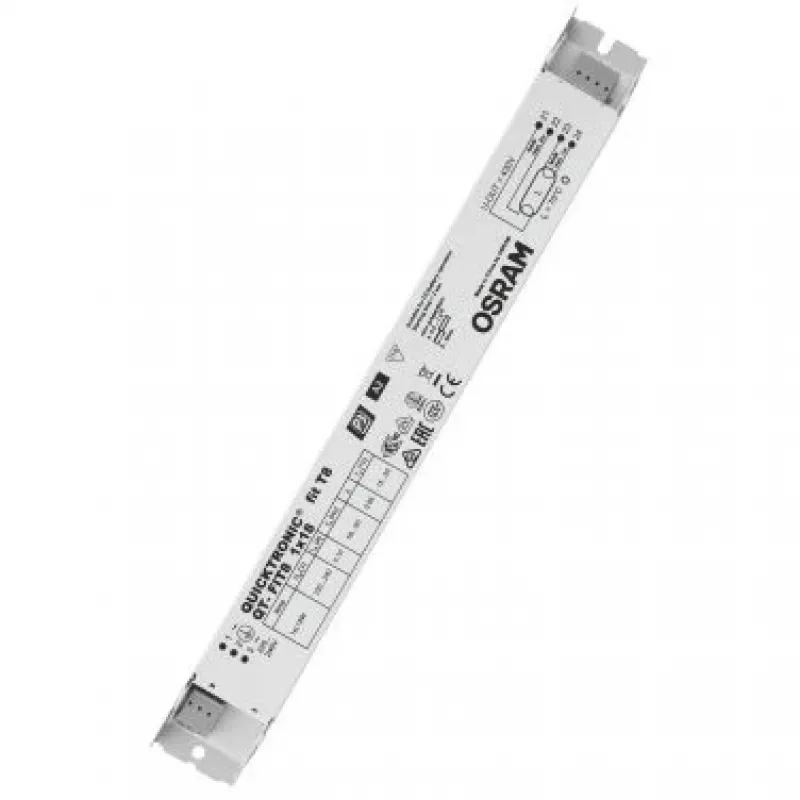 LED tvarkyklės balastas Osram QUICKTRONIC FIT 8, baltas, 360×30 mm, -15–50°C