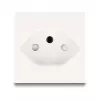 Įžemintas maitinimo lizdas DELOCK Easy 45 T13 Šveicarijai 45×45 mm, 250 V / 10 A, baltas