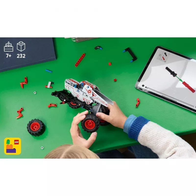 LEGO TECHNIC 42200 Monster Jam™ ThunderROARus™ su atbuline pavara