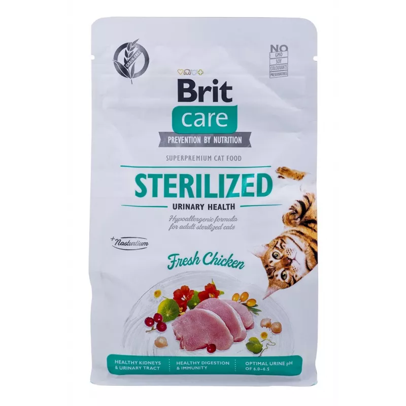 BRIT Care Grain-Free Sterilized Urinary - sausas kačių ėdalas - 400 g