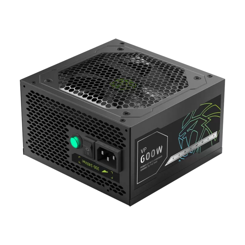 Gamemax maitinimo blokas, 80 PLUS, standartinis | VP 600S | 600 W