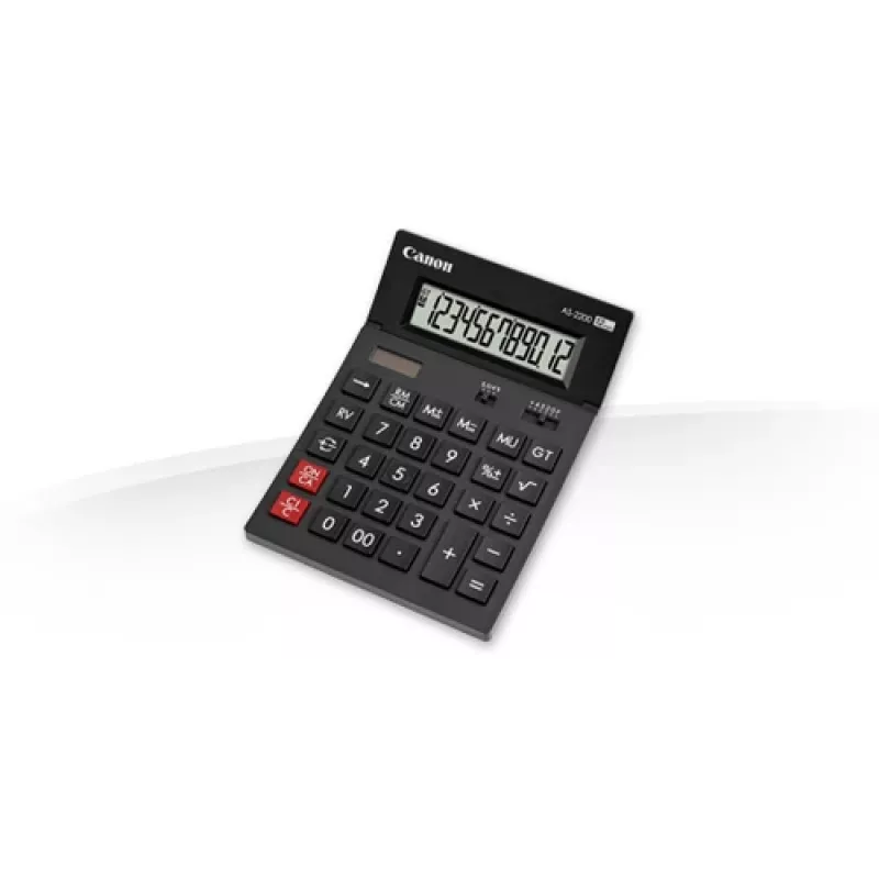 Canon AS-2200 skaičiuotuvas Staliniam kompiuteriui Ekranas Juoda