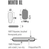 Minto XL 41117, kempingo kilimėlis juodas
