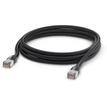 Tinklo kabelis Ubiquiti UACC-CABLE-PATCH-OUTDOOR-3M-BK RJ-45 Cat5e 3 m juodas