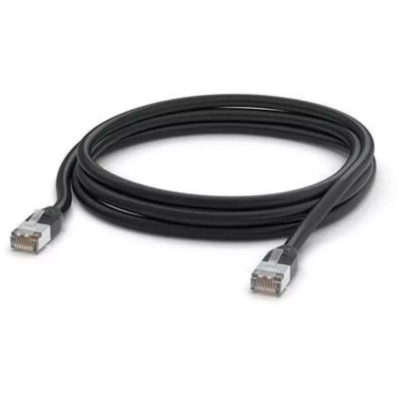 Tinklo kabelis Ubiquiti UACC-CABLE-PATCH-OUTDOOR-3M-BK RJ-45 Cat5e 3 m juodas