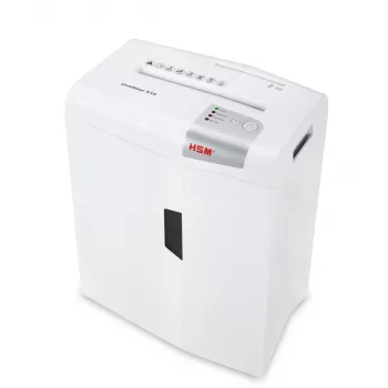 HSM shredstar X10 dokumentų smulkintuvas, 4,5 x 30 mm + atskiras CD pjaustymo mechanizmas