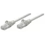 Intellinet tinklo komutacinis kabelis, Cat5e, 5 m, pilkas, CCA, U/UTP, PVC, RJ45, paauksuoti kontaktai, neužkabinamas, su apsaugine mova, garantija visam naudojimo laikui
