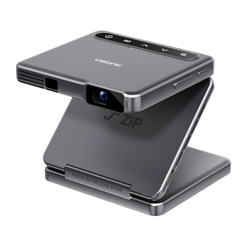 Projektorius Aurzen AURZEN Zip Projector (Pilkas) — nešiojamas namų/verslo projektorius