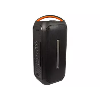 Nešiojamas mono Bluetooth garsiakalbis BLOW 30-392# — 6000 mAh baterija, 6,5 W RMS, Bluetooth 5.0, MicroSD, AUX, Micro-USB, 2 garsiakalbiai, juodas