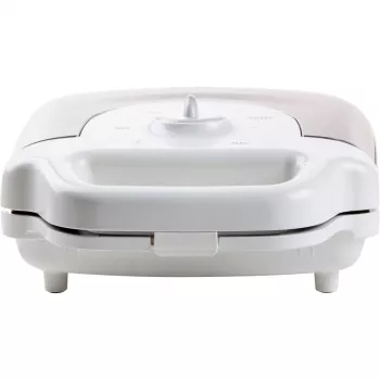 Vaflių keptuvė Domo DO9222W 2 vafliams 900 W juoda balta