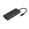 Transcend HUB5C USB 3.2 Gen 2 (3.1 Gen 2) Type-C juoda