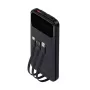 Išorinė baterija USB 10000MAH/VA2211 juoda Rivacase
