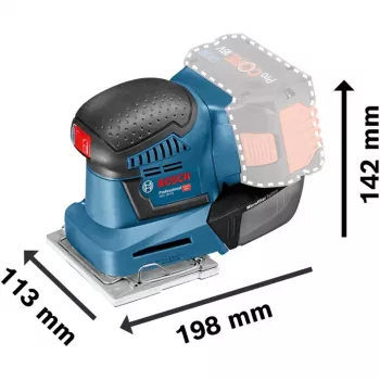 Bosch GSS 18V-10 Professional akumuliatorinis orbitinis šlifuoklis