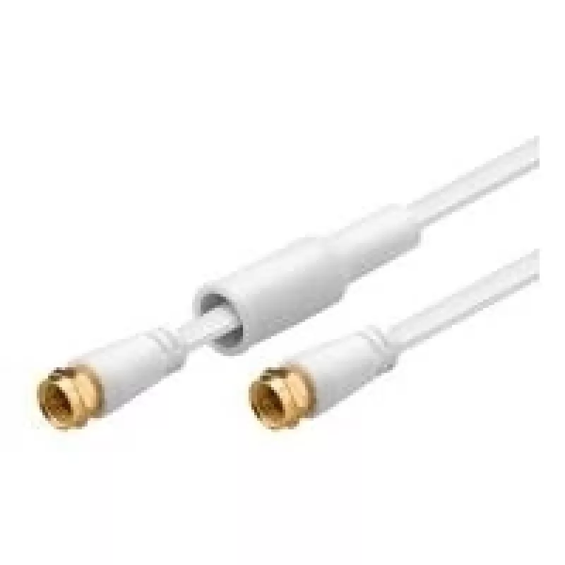 Wentronic 67296 koaksialinis kabelis, baltas