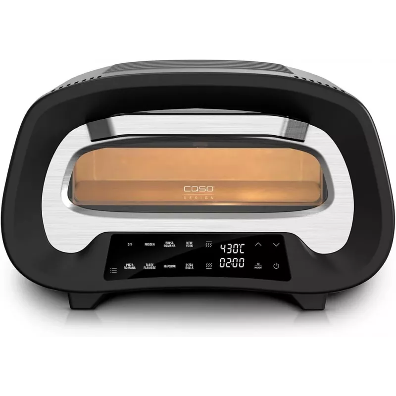 Caso picos krosnelė | PizzaChef 430° | 2200 W | juoda/sidabrinė