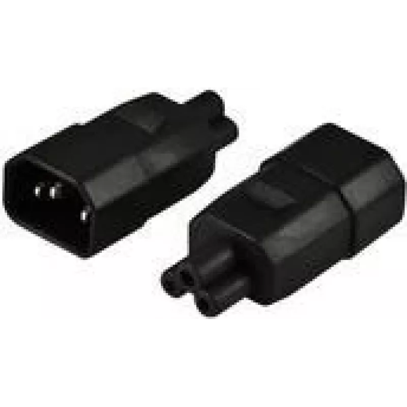 Allnet Adap-C14-IEC320-C5 jungiamumo priedas, juodas