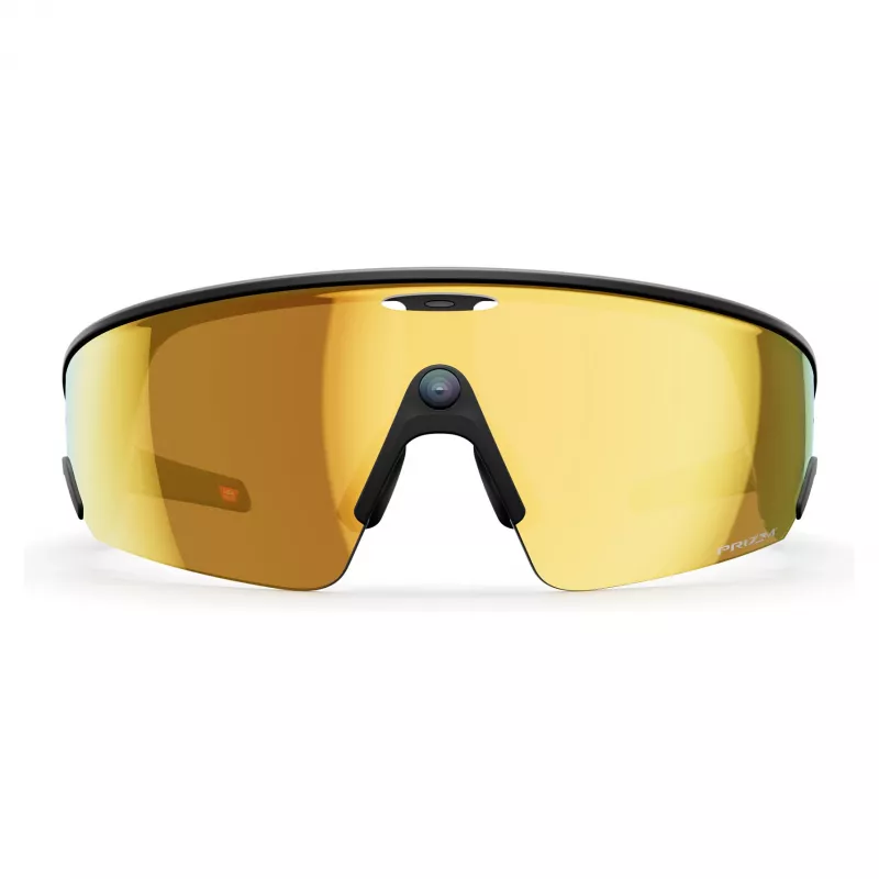 META Oakley Vanguard, Meta AI, juoda, Prizm 24K AI akiniai