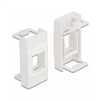 Keystone Holder DeLOCK Easy 45 Module 22.5 x 45 mm balta