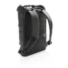 Krepšys XDDESIGN Urban Lite juodas — 21 L (išplečiamas iki 27 L), 15,6 colio nešiojamojo kompiuterio skyrius, vandenį atstumiantis, vežimėlio dirželis