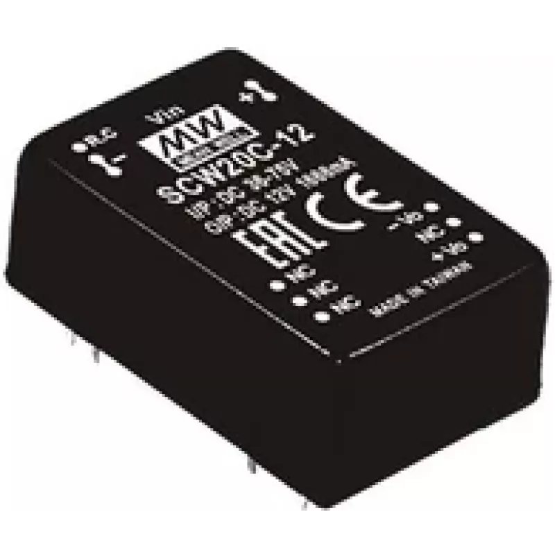 Maitinimo adapteris MEAN WELL SCW20C-05 20 W Įvestis 36-75 V Išvestis 5 V