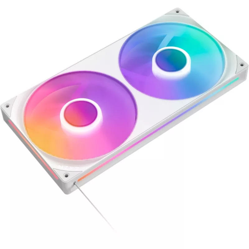 Ventiliatorius NZXT RF-U28HF-W1 140mm 2000 RPM 98,61 CFM baltas