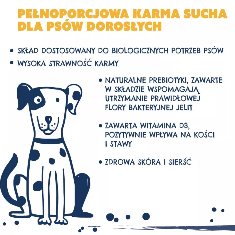 TEO, gausu paukštienos - sausas šunų maistas - 9 kg