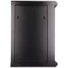 Sieninė spinta Extralink Extralink Rackmount cabinet 12U 600x450 juoda