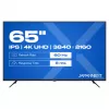 164,0cm/65 inch (3840x2160) JAPANNEXT JN-IPS650UHD60F 16:9 IPS 60Hz HDMI USB WLAN Garsiakalbis Juoda