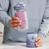 Nešiojamas trintuvas Ninja BC251EULD — 0,57 l dubuo, baterija 11,1 V, nerūdijančio plieno peiliai, levandų/permatomas
