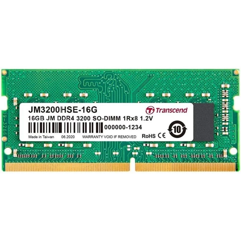 Atminties modulis Transcend JetRam DDR4 16 GB 3200 MHz SO-DIMM
