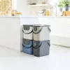 Rotho Albula 25 L stačiakampė laikymo / atliekų talpykla, kapučino, technopolimeras, 25 L, 400 × 235 × 340 mm